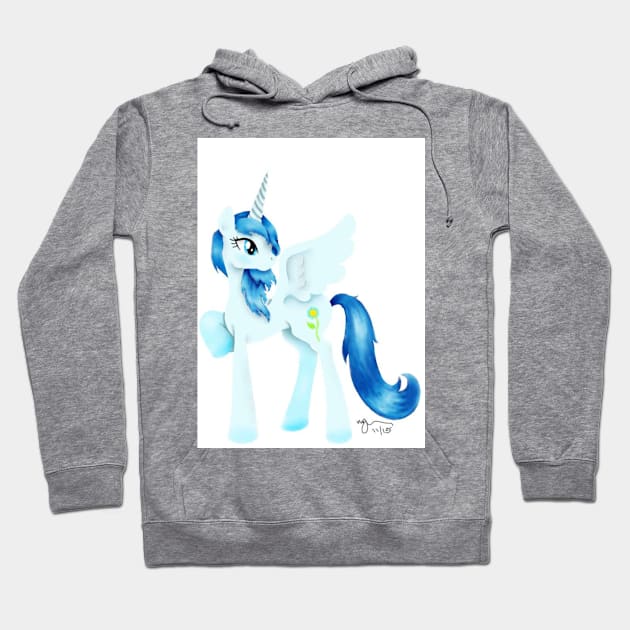 Aqua Light Hoodie by TheOtherCatObsessedDemon